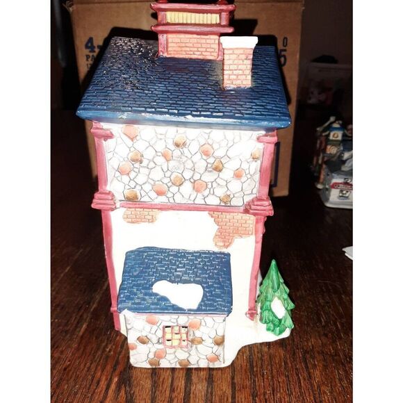 Vintage Christmas Delights Sailors Pub Porcelain Christmas Holiday Village - Picture 7 of 9